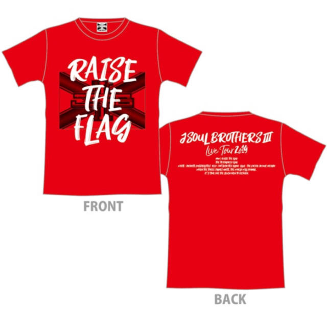 RAISE THE FLAG Tシャツ RED  赤  Lサイズ