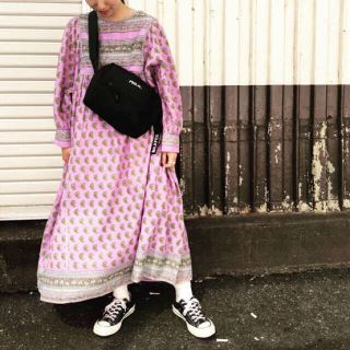 ミルクフェド(MILKFED.)のmilkfed◯PRINTED DRESS(ロングワンピース/マキシワンピース)