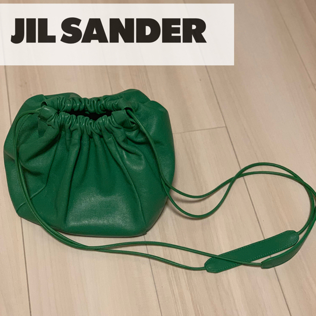新品 Jil Sander - 【限定値下げ】JILSANDER green Bag ショルダー