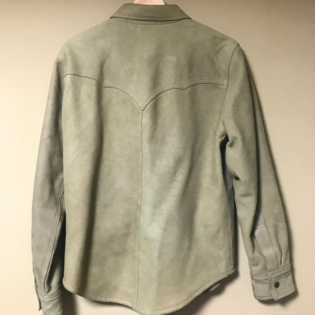 RRL(ダブルアールエル)のRRLスウェードウェスタンシャツジャケットSラルフローレンダブルアールエル メンズのジャケット/アウター(レザージャケット)の商品写真