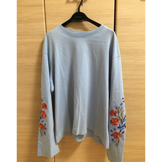 ジエダ(Jieda)のまっきー様専用 jieda flower embroidery shirt (Tシャツ/カットソー(七分/長袖))