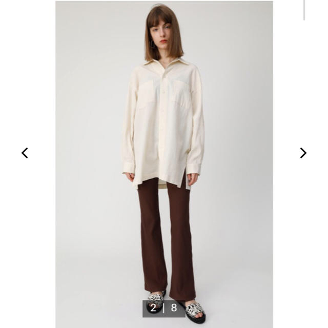 moussy(マウジー)のCRAPE LOOSE シャツ レディースのトップス(シャツ/ブラウス(長袖/七分))の商品写真