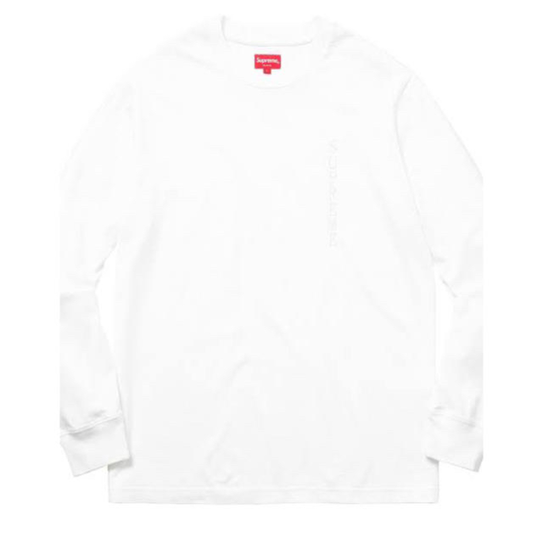 Supreme(シュプリーム)のSupreme-Overdyed-LS-Top 白 Mサイズ メンズのトップス(Tシャツ/カットソー(七分/長袖))の商品写真