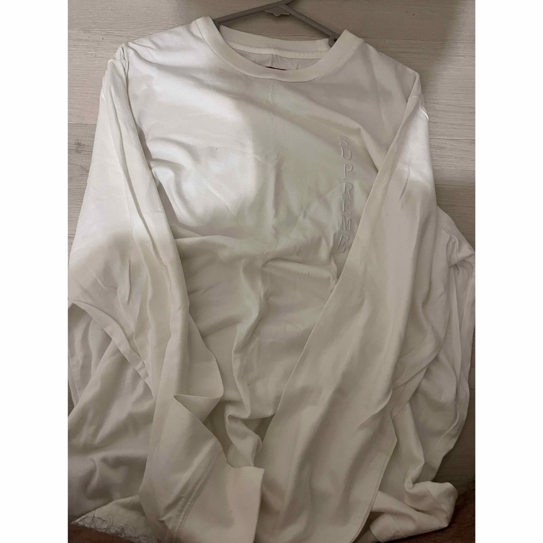 Supreme(シュプリーム)のSupreme-Overdyed-LS-Top 白 Mサイズ メンズのトップス(Tシャツ/カットソー(七分/長袖))の商品写真