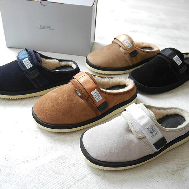 SUICOKE スイコック ムートンサンダル ブラック | www.innoveering.net