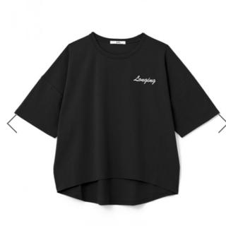 グレイル(GRL)のGRL ビッグTシャツ  黒(Tシャツ(半袖/袖なし))