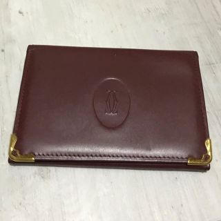 カルティエ(Cartier)の《Cartier》カルティエ マストライン カードケース 中古美品(名刺入れ/定期入れ)