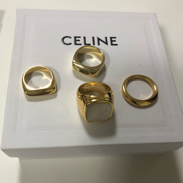celine(セリーヌ)のさかな5855様 専用ページ 2点まとめ買い割引 レディースのアクセサリー(リング(指輪))の商品写真