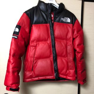 シュプリーム(Supreme)のsupreme THE NORTH FACE  Leather Nuptse S(ダウンジャケット)