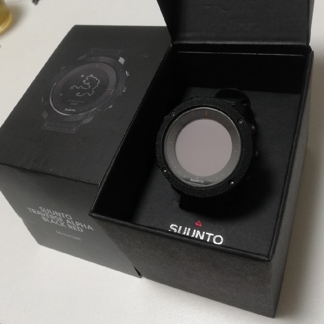 化粧箱SUUNTO TRAVERSE ALPHA BLACK RED