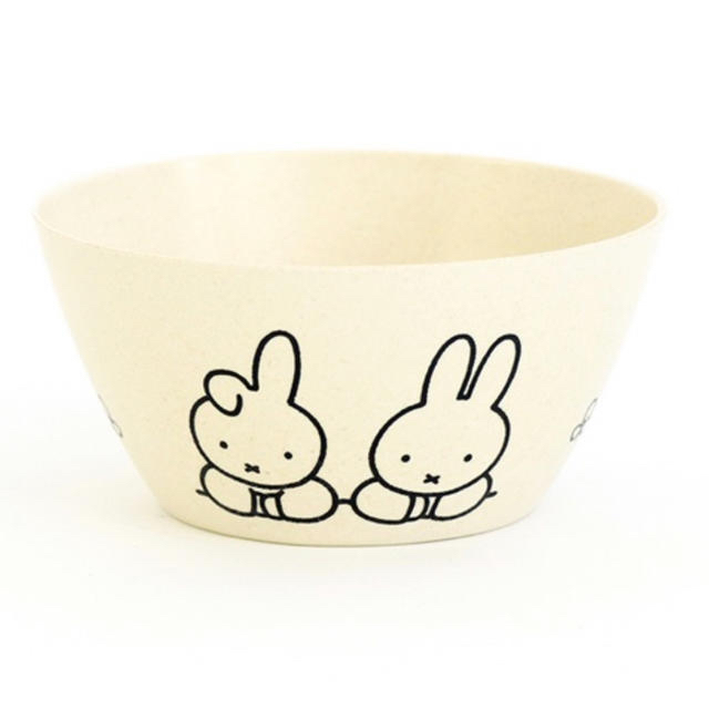 miffy×salut  ミッフィー サリュ　バンブー食器　3点セット エンタメ/ホビーのおもちゃ/ぬいぐるみ(キャラクターグッズ)の商品写真