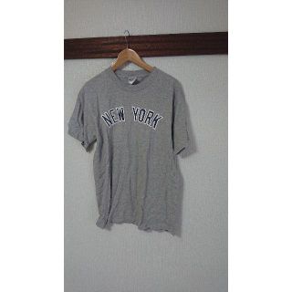 マジェスティック(Majestic)の【グレー】ニューヨーク・ヤンキース 井川慶 背番号Tシャツ(Tシャツ/カットソー(半袖/袖なし))