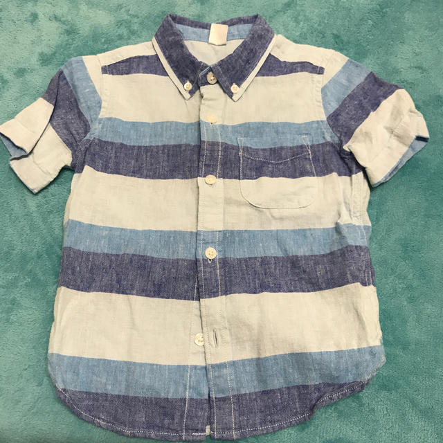 GAP(ギャップ)のGAP リネンシャツ キッズ/ベビー/マタニティのキッズ服男の子用(90cm~)(ブラウス)の商品写真