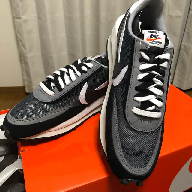 NIKE sacai LDWaffle ブラック 27.5cmメンズ