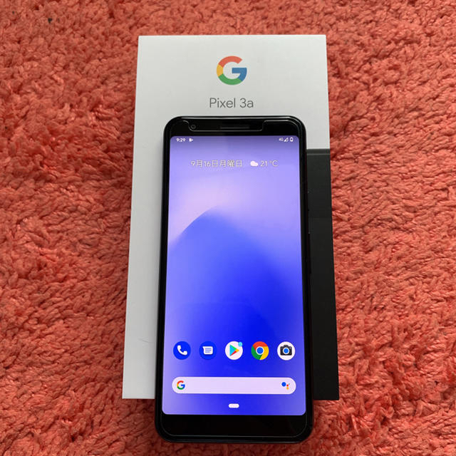 美品！Google Pixel 3a (JustBlack) Softbank 1