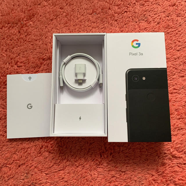 美品！Google Pixel 3a (JustBlack) Softbank 2