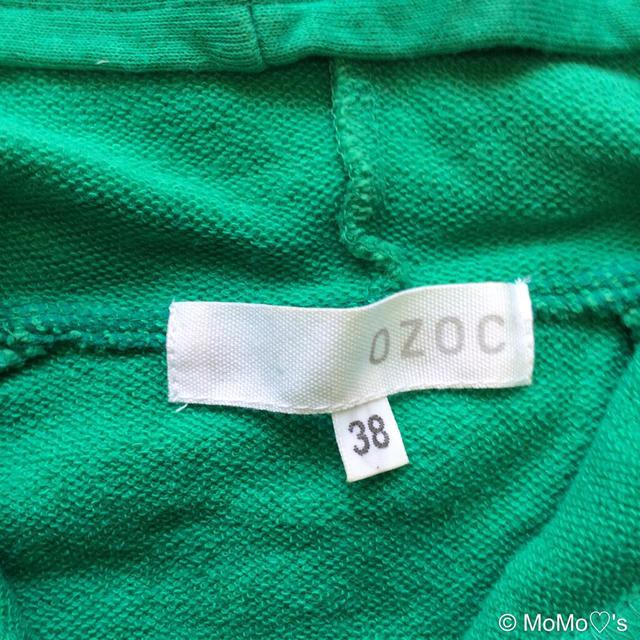 OZOC(オゾック)のOZOC⭐️グリーン パーカー レディースのトップス(パーカー)の商品写真
