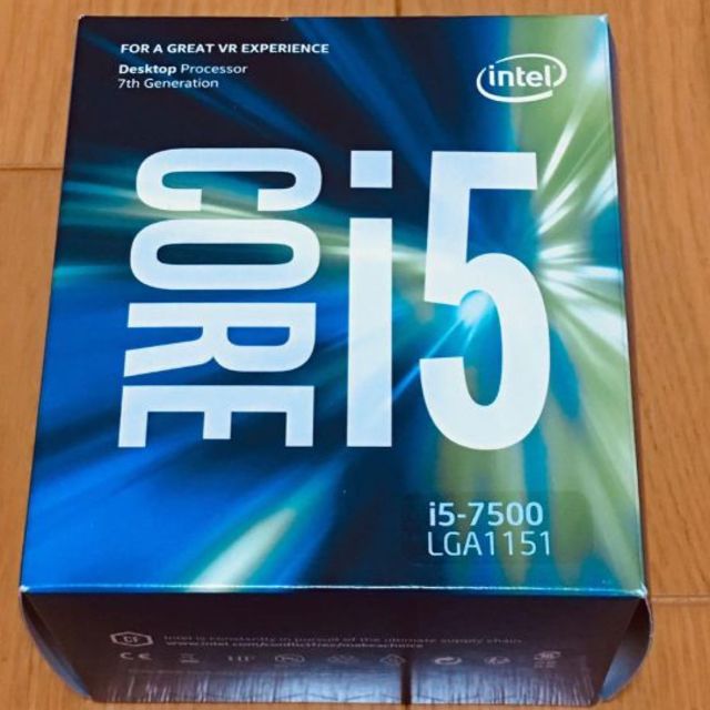 ☆【Intel】Core i5 7500 BOX　LGA1151　☆良品☆のサムネイル