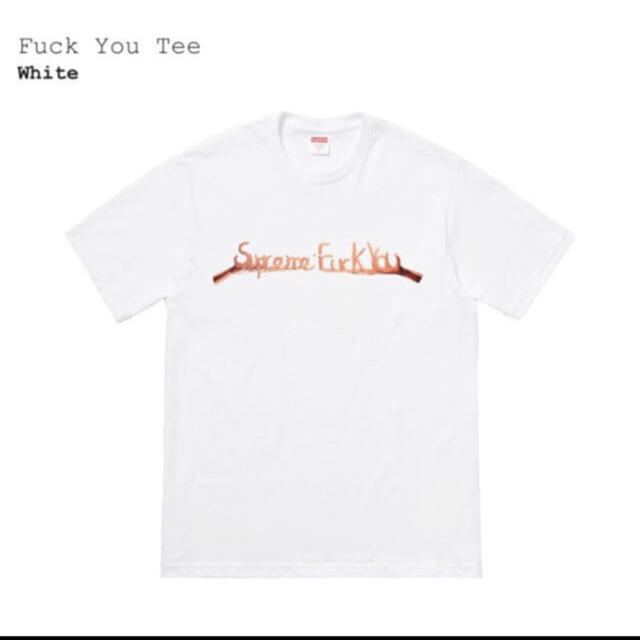 supreme  fuck you Tシャツ Lサイズ