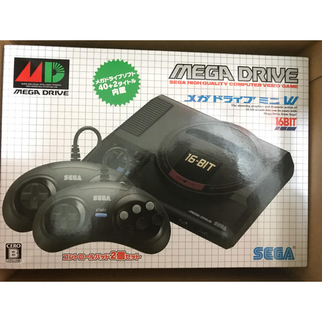 SEGA　メガドライブミニW　メガドライブミニバッグ　ミニACアダプタ新品未開封 | フリマアプリ ラクマ