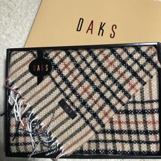 ダックス(DAKS)のDAKS ひざ掛け  ベージュ ゆりりん様専用❗️(マフラー/ショール)