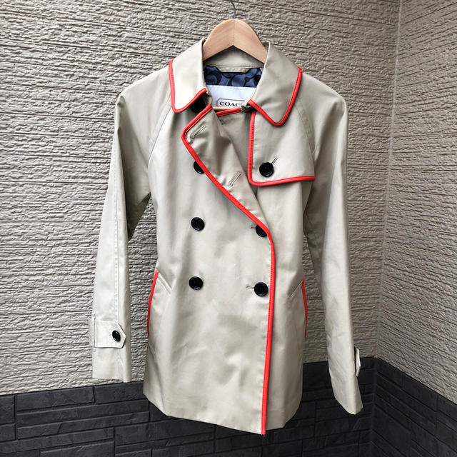 COACH トレンチコート 新品 セール! 【限定販売】 50.0%OFF www