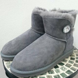 アグ(UGG)のUGGアグ ベイリーミニブリング グレー(ブーツ)