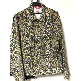 シュプリーム(Supreme)のSupreme 15SS Leopard Denim Trucker L(Gジャン/デニムジャケット)