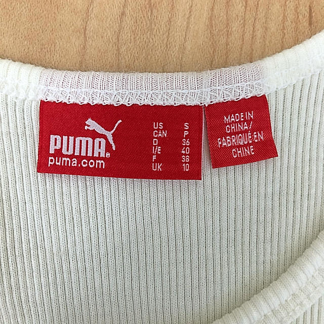 PUMA(プーマ)のりあん様専用 PUMA タンクトップ 白 レディースのトップス(タンクトップ)の商品写真