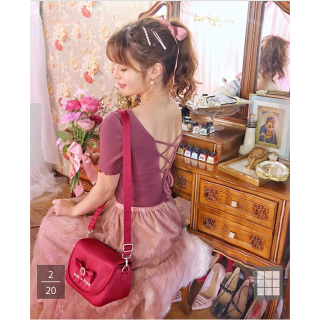 Maison de FLEUR(メゾンドフルール)の新品未使用♡ 完売レア♡ メゾンドフルール ♡ カメラバッグ レディースのバッグ(ショルダーバッグ)の商品写真