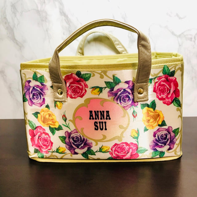 ANNA SUI(アナスイ)の【 レア限定品 】 アナスイ ANNA SUI バニティボックス バラ ゴールド インテリア/住まい/日用品のインテリア小物(小物入れ)の商品写真