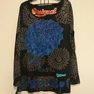 デシグアル(DESIGUAL)のmyu's様】デシグアル☆フラワーデザイン カットソー(カットソー(長袖/七分))