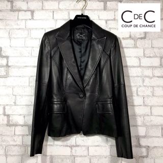 クードシャンス(COUP DE CHANCE)のCOUP DE CHANCE ラムレザー ジャケット 美品(その他)