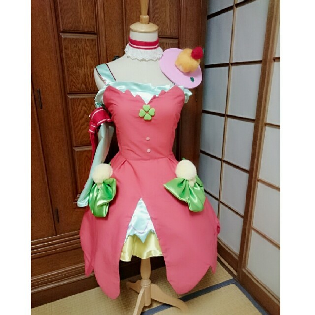 【コスプレ衣装ウィッグ付】デレマス キャンディアイランド 緒方智絵里 エンタメ/ホビーのコスプレ(衣装一式)の商品写真