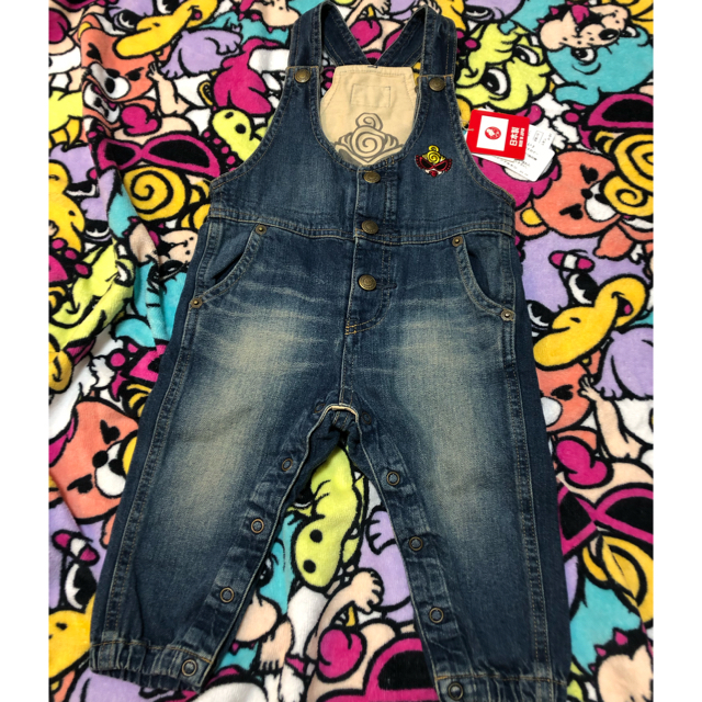 HYSTERIC MINI(ヒステリックミニ)のヒスミニ サロペット キッズ/ベビー/マタニティのベビー服(~85cm)(パンツ)の商品写真