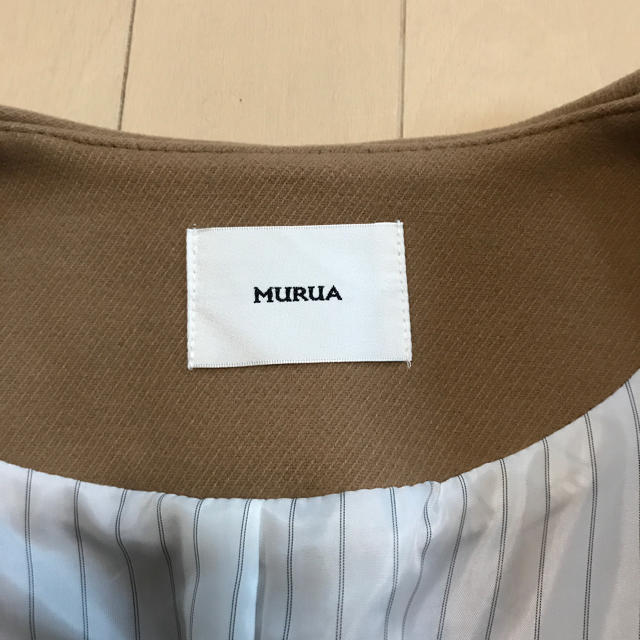 定番新品 MURUA - ノーカラーコートの通販 by じゅん's shop｜ムルーアならラクマ 送料無料人気
