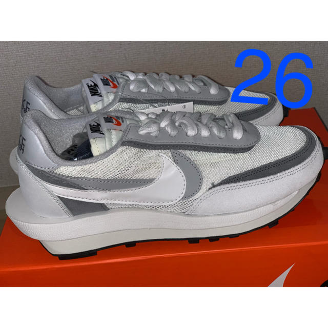 NIKE(ナイキ)のNike x sacai LD Waffle white wolfgrey 26 メンズの靴/シューズ(スニーカー)の商品写真