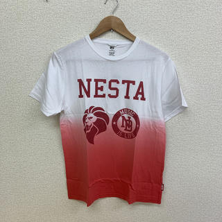 ネスタブランド(NESTA BRAND)の◆新品未使用◆NESTA BRAND Tシャツ白赤グラデーション Mサイズ(Tシャツ/カットソー(半袖/袖なし))