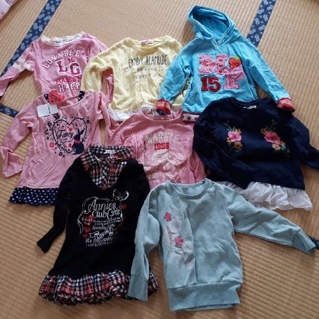 120 長袖 女の子 キッズ/ベビー/マタニティのキッズ服女の子用(90cm~)(Tシャツ/カットソー)の商品写真