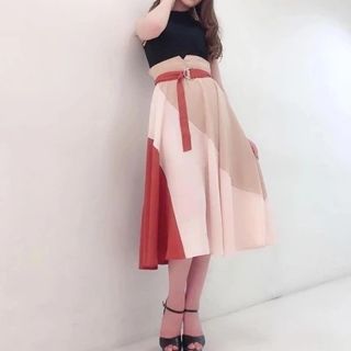 セシルマクビー(CECIL McBEE)の専用☆新品☆ブロッキングワンピース(ロングワンピース/マキシワンピース)