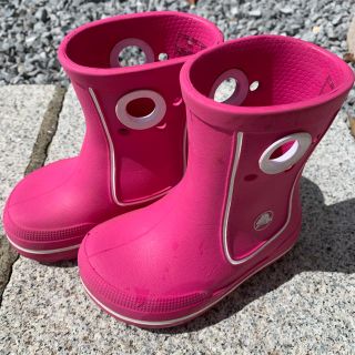 クロックス(crocs)のクロックス 長靴 レインブーツ 13cm ピンク(長靴/レインシューズ)