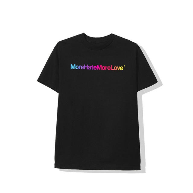 Supreme(シュプリーム)のASSC・More Hate More Love Black Tee メンズのトップス(Tシャツ/カットソー(半袖/袖なし))の商品写真