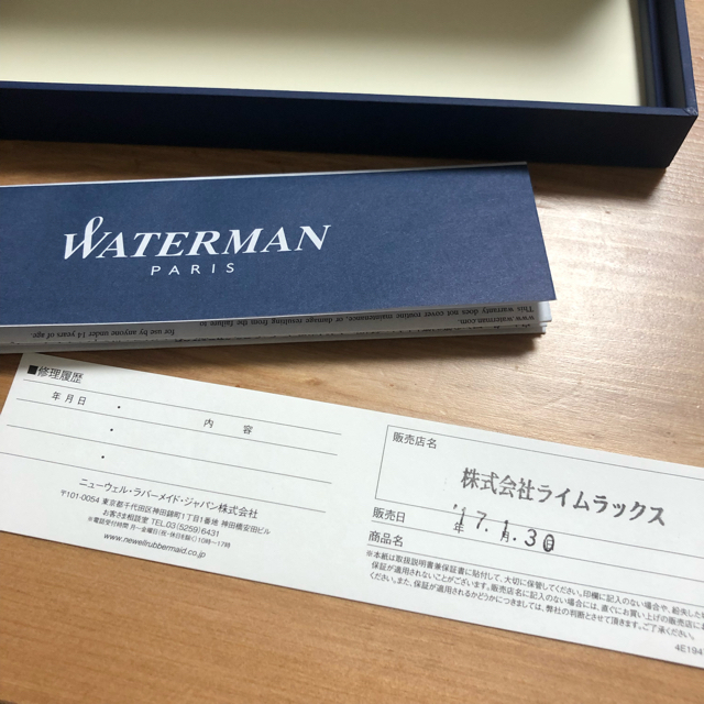 Waterman(ウォーターマン)のWaterman 黒ボールペン(5200様用) インテリア/住まい/日用品の文房具(ペン/マーカー)の商品写真
