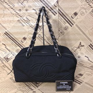 シャネル(CHANEL)のシャネル  チェーンハンドバッグ ココ ブラック(ハンドバッグ)