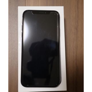 アップル(Apple)の最終値下【極美品】iPhoneX 256GB スペースグレー au SIMフリー(スマートフォン本体)