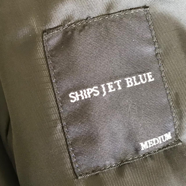 SHIPS(シップス)の【期間限定値下げ中】SHIPS MA1美品数回着用ネイビー メンズのジャケット/アウター(ブルゾン)の商品写真