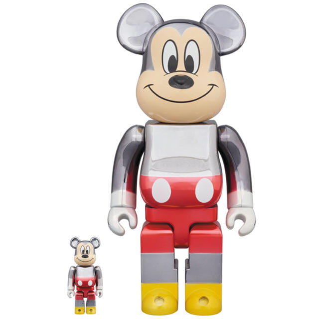 MEDICOM TOY(メディコムトイ)の即日発送　BE@RBRICK MICKEY MOUSE 100％400％ エンタメ/ホビーのフィギュア(その他)の商品写真