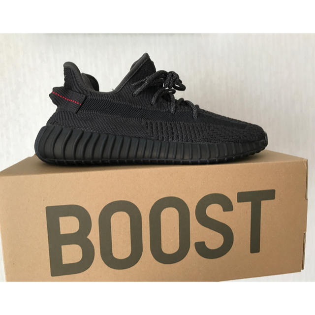 スニーカーadidas Yeezy Boost 350 V2 BLACK 27cm 新品