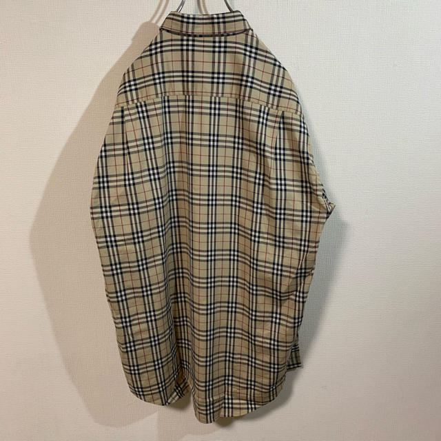 BURBERRY(バーバリー)のバーバリー ノバチェック  長袖シャツ メンズ 古着 メンズのトップス(シャツ)の商品写真