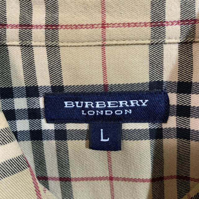 BURBERRY(バーバリー)のバーバリー ノバチェック  長袖シャツ メンズ 古着 メンズのトップス(シャツ)の商品写真